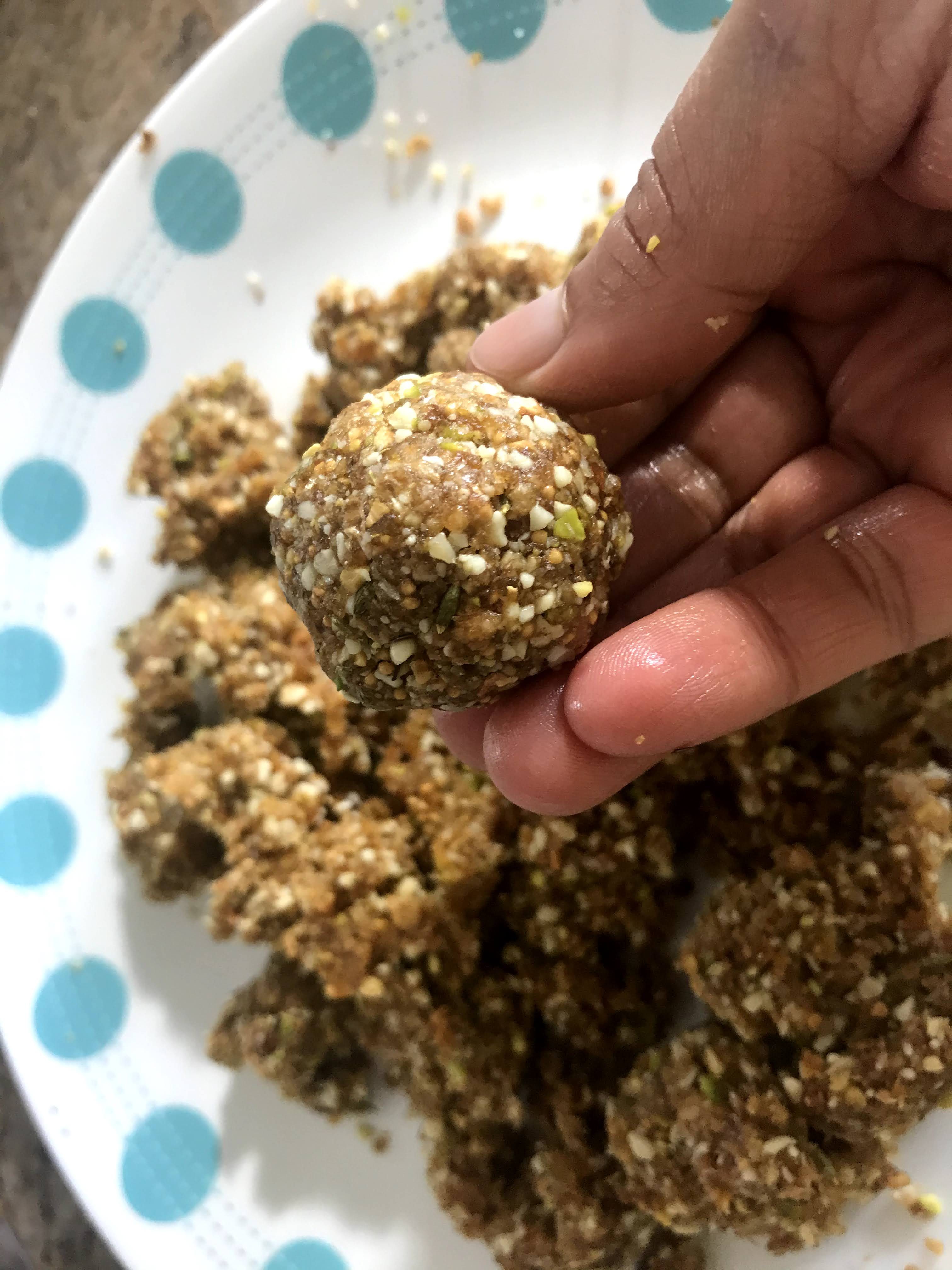 Apricot Fig and Nut Energy Bites