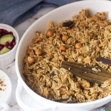 Palak Chole Pulao Recipe