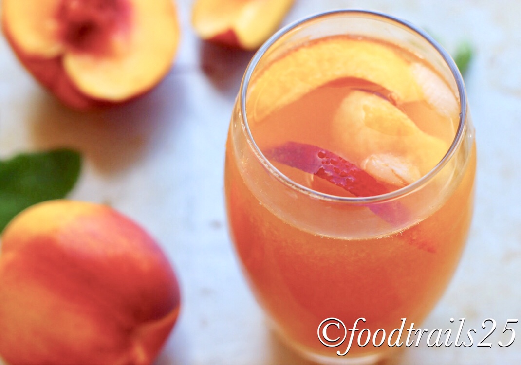 Peach Iced Tea Recipe - Cubes N Juliennes