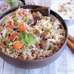 Mix Veg. Pulao(Instant Pot)