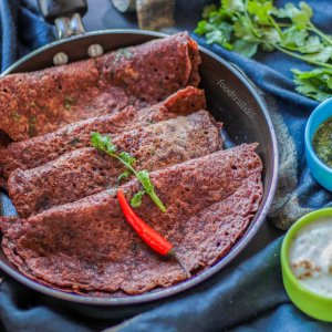 Instant Ragi Dosa Recipe