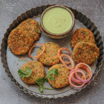Spinach and Kidney Beans Patties