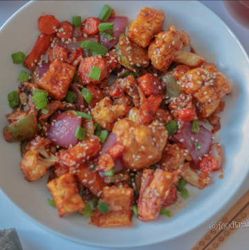 Air Fried Crispy Vegetables in Chinese stlye