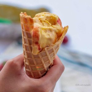 Mango Cheesecake Ice Cream