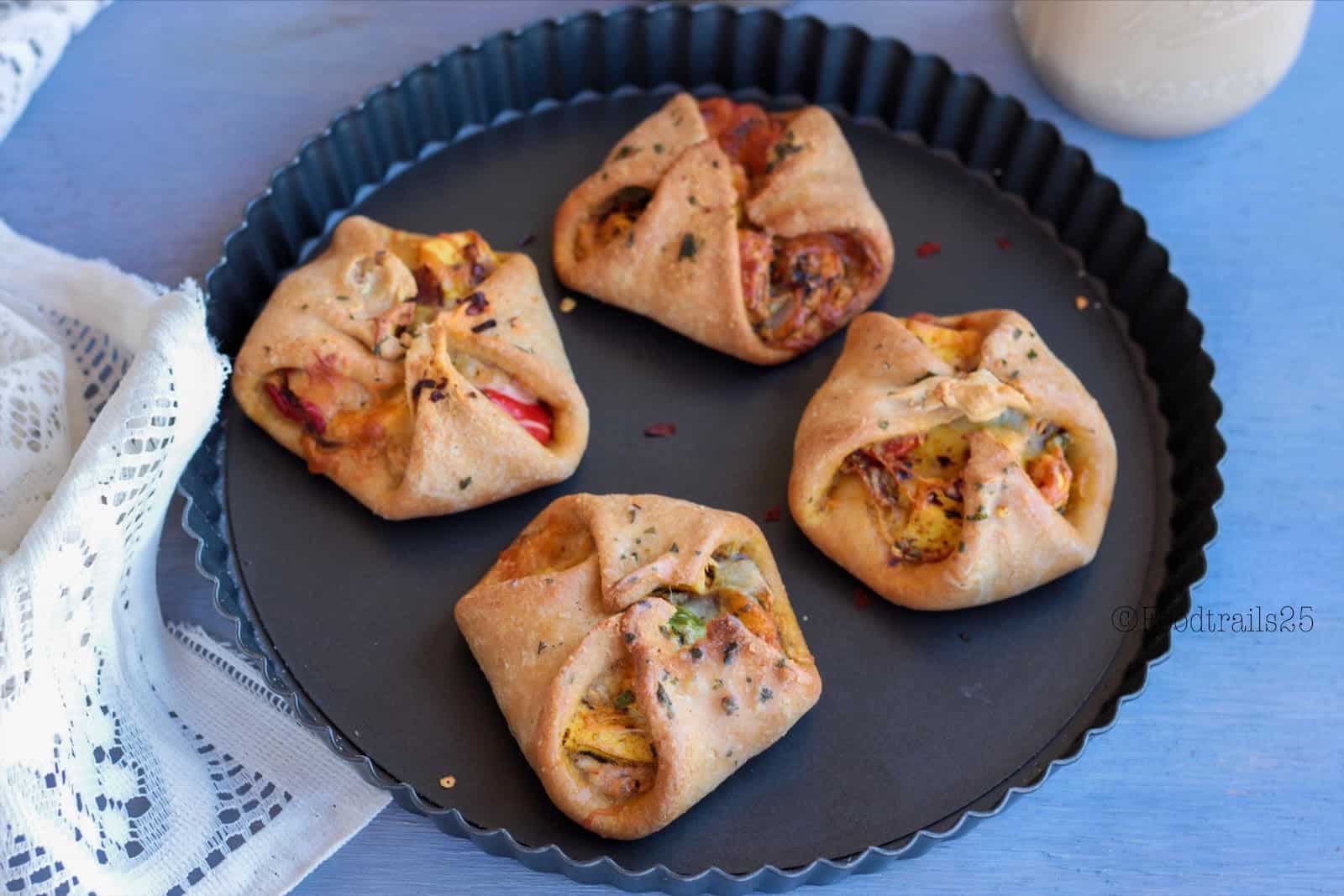 Cheesy Paneer Tikka Parcels - food-trails