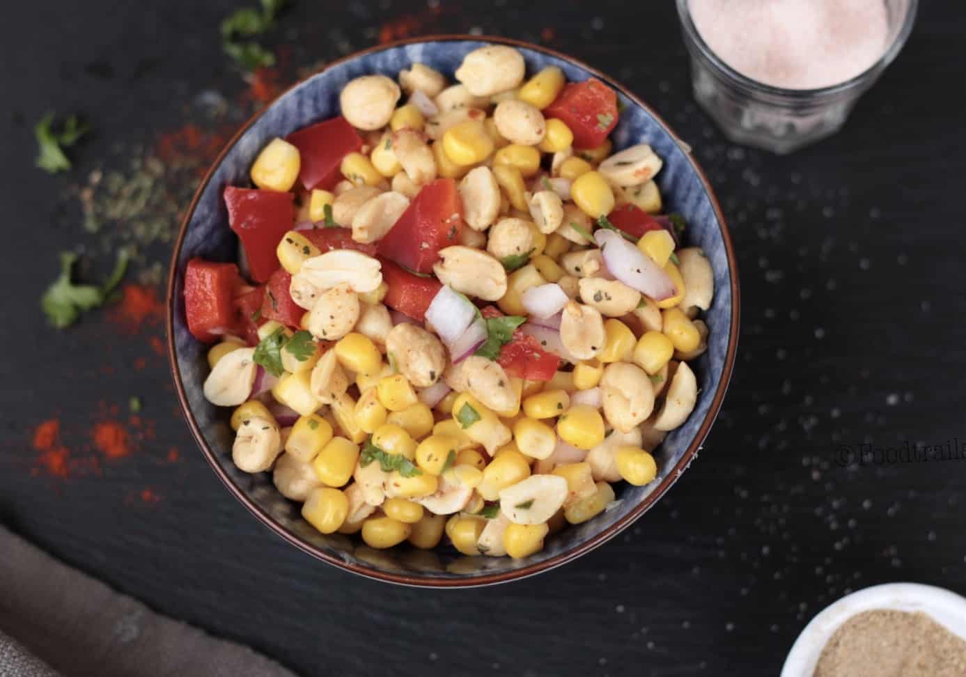Corn Peanut Chaat foodtrails
