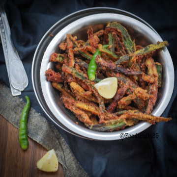 Crispy Okra/Kurkuri Bhindi