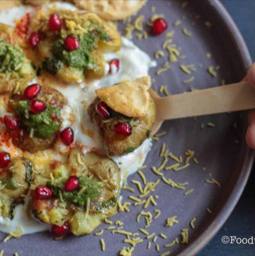 Smashed Potato Chaat