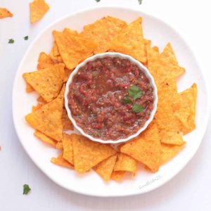 Restaurant Style Salsa-featured
