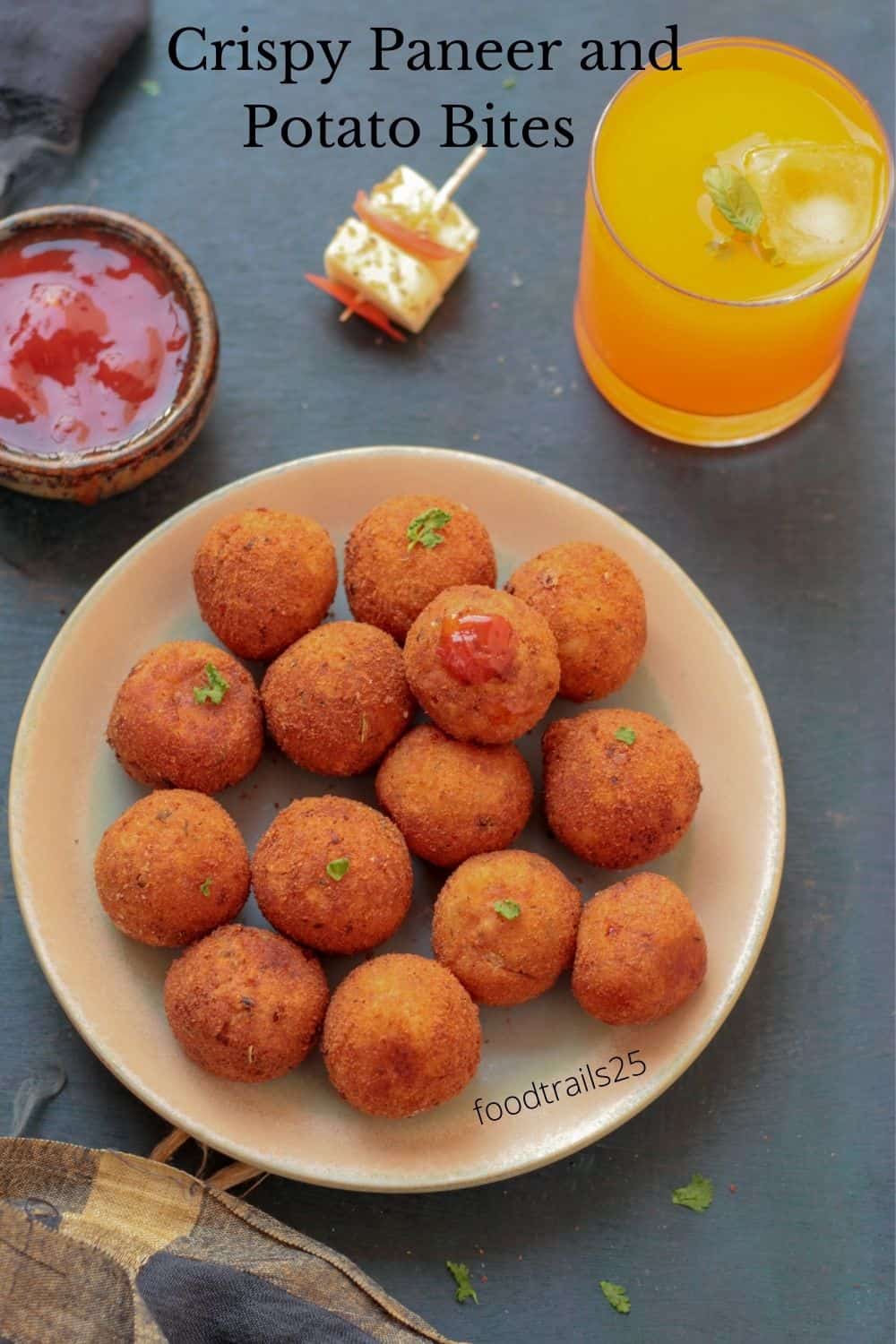 Crispy Paneer and Potato Bites
