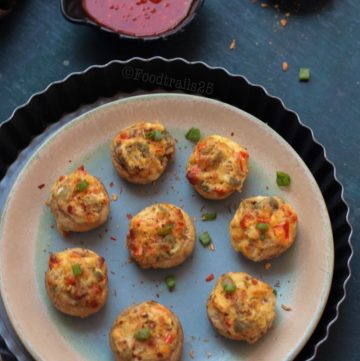 Air Fryer Stuffed Mushrooms