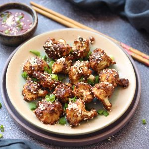 Air Fryer Sesame Cauliflower Wings