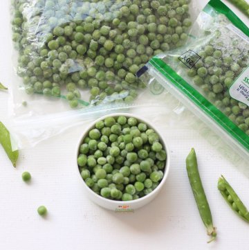 How to freeze Peas